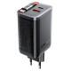 МЗП Acefast A111 GaN With Retractable Cable Type-C PD67W (1USB-A/1C) Black