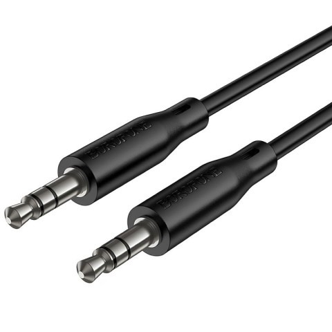 Аудіо кабель Aux Borofone BL26 Standard (1m) Black