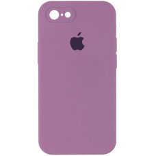 Чохол Silicone Case Square Full Camera Protective (AA) для Apple iPhone 6/6s (4.7") Ліловий / Lilac Pride
