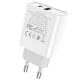 МЗП Hoco C80A Plus Rapido PD20W+QC3.0 (1USB-A/1C) White