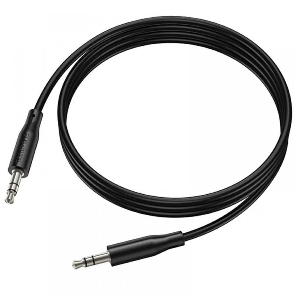 Аудіо кабель Aux Borofone BL25 Nice (1m) Black