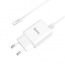 МЗП Hoco C62A Victoria 2.1A 2USB + cable MicroUSB white