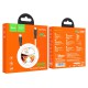 Дата кабель Hoco X21 Plus Silicone Type-C to Lightning (1m) Чорний / Білий