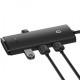 Перехідник HUB Baseus Lite Series 4in1 (Type-C to 4xUSB 3.0) 1m (WKQX03) Black