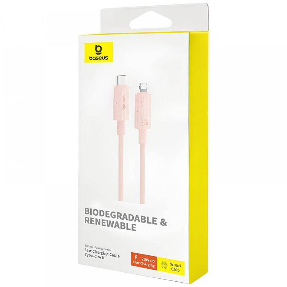 Дата кабель Baseus Habitat Series Fast Charging Type-C to Lightning 20W (2m) (P10360201) Wheat Pink