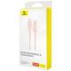 Дата кабель Baseus Habitat Series Fast Charging Type-C to Lightning 20W (2m) (P10360201) Wheat Pink Дата кабель Baseus Habitat Series Fast Charging Type-C to Lightning 20W (2m) (P10360201) Wheat Pink