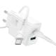 МЗП Hoco N71 Nuevo PD30W+QC3.0 (1USB-A/1C) + кабель Type-C to Type-C White