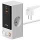 МЗП Baseus OS PowerCombo Digital PowerStrip+Retractable-C 65W (1USB-A/1C/2Socket) (1.5m) (PSLR000) Glacier White МЗП Baseus OS PowerCombo Digital PowerStrip+Retractable-C 65W (1USB-A/1C/2Socket) (1.5m) (PSLR000) Glacier White