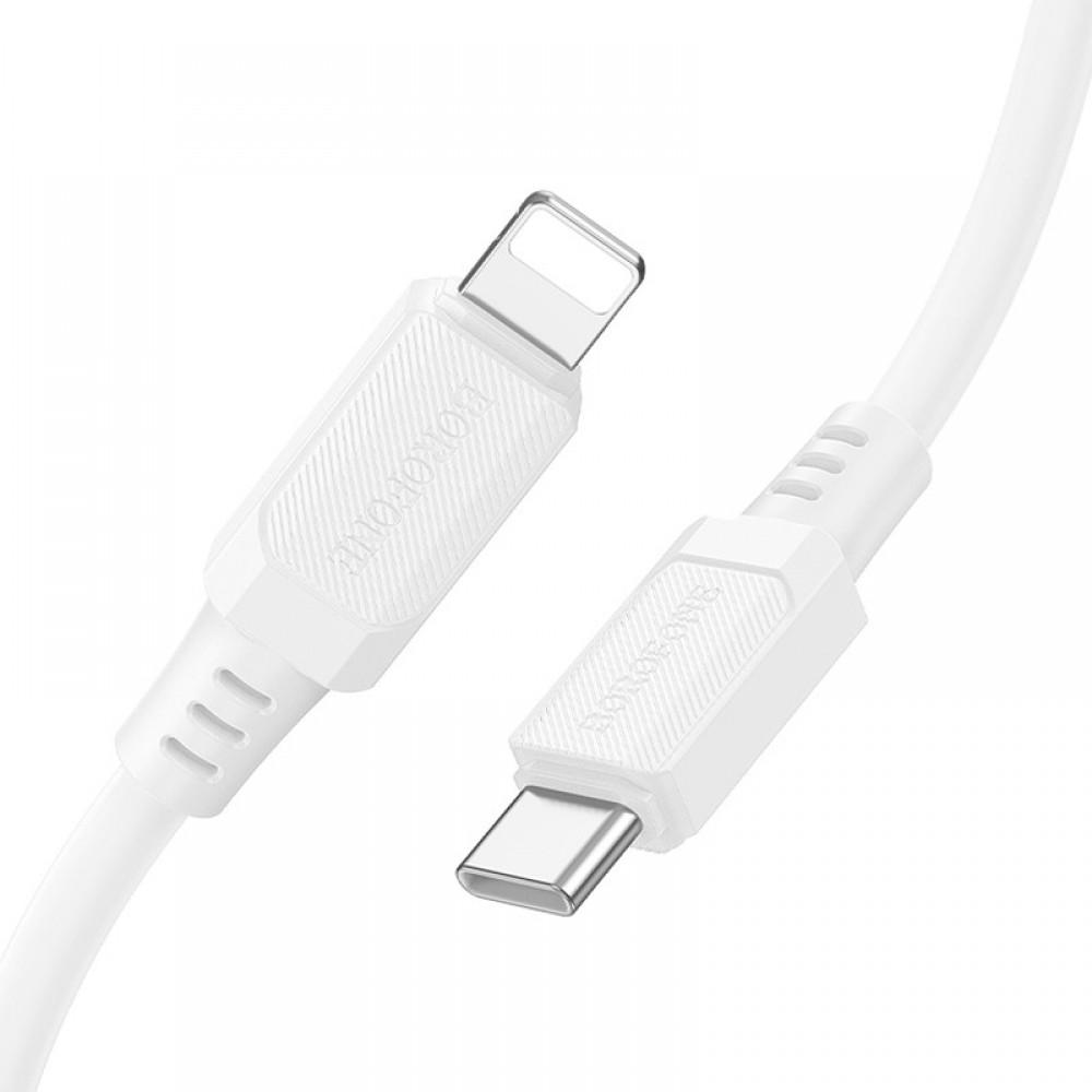 Дата кабель Borofone BX115 Lotto Type-C to Lightning 27W (1m) White