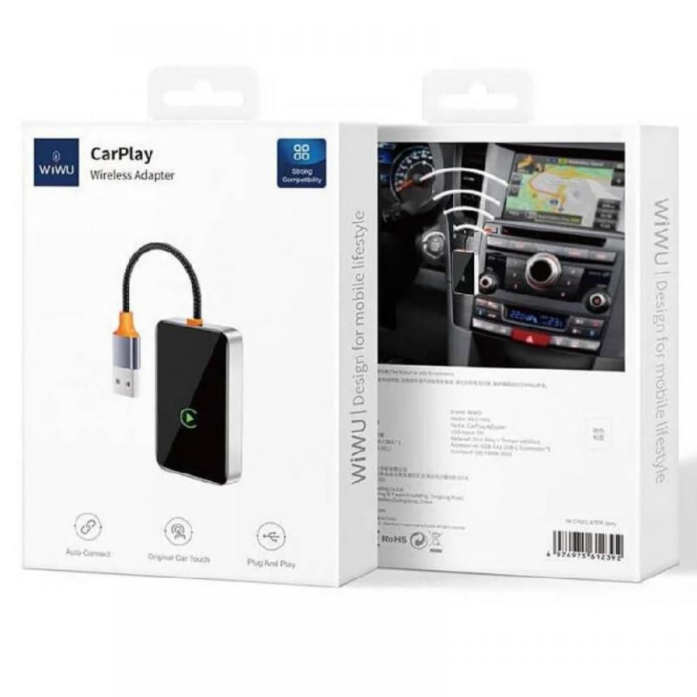 Адаптер WIWU Wi-CP002 car wireless CarPlay iOS Silver