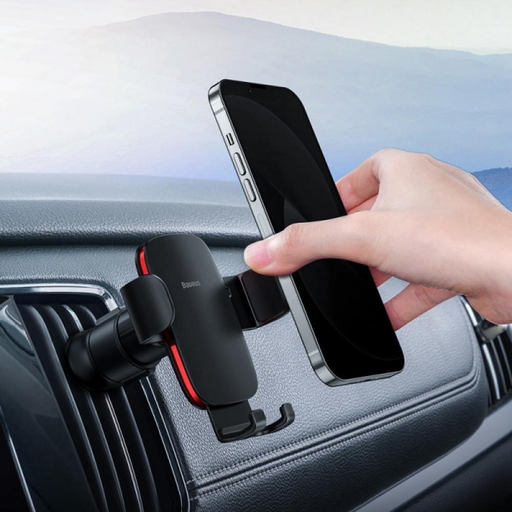 Автотримач Baseus Metal Age 2 Gravity Car Mount (Air Outlet Version) (SUJS00001) Black