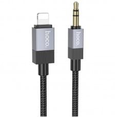 Аудіо кабель Aux Hoco UPA32A Clever digital (Lightning to AUX 3.5mm) (1m) Black Аудіо кабель Aux Hoco UPA32A Clever digital (Lightning to AUX 3.5mm) (1m) Black