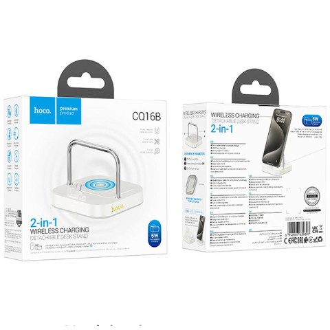 БЗП Hoco CQ16B Astute 2in1 15W Milky White