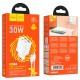 МЗП Hoco N56 Fundador PD30W four-port (2C2A) + Type-C to Type-C White