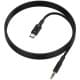 Аудіо кабель Aux Borofone BL25B Nice (Type-C to AUX 3.5mm) (1m) Black