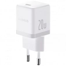 МЗП Baseus Palm Fast Charger 20W (1USB-C) (P10111602) Moon White