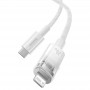 Дата кабель Baseus Explorer Type-C to Lightning 20W with Smart Temperature Control (1m) (CATS01020) White