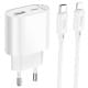 МЗП Hoco C109A Fighter PD20W (1USB-C) + кабель Type-C to Lightning White