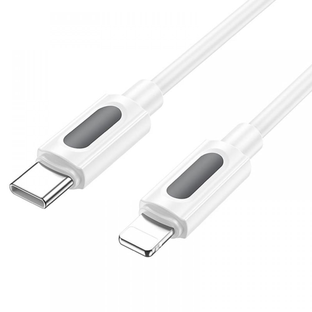 Дата кабель Borofone BX114 Structure Type-C to Lightning 27W (1m) White