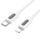 Дата кабель Borofone BX114 Structure Type-C to Lightning 27W (1m) White