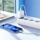 МЗП Borofone BA67A PD20W+QC3.0 + Type-C + Lightning Білий