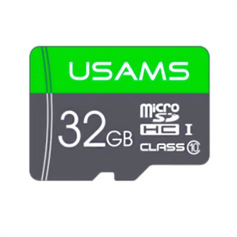 Карта пам'яті Usams US-ZB094 (TF High Speed Card) microSDHC Class 10 - 32GB (без адаптера) Green