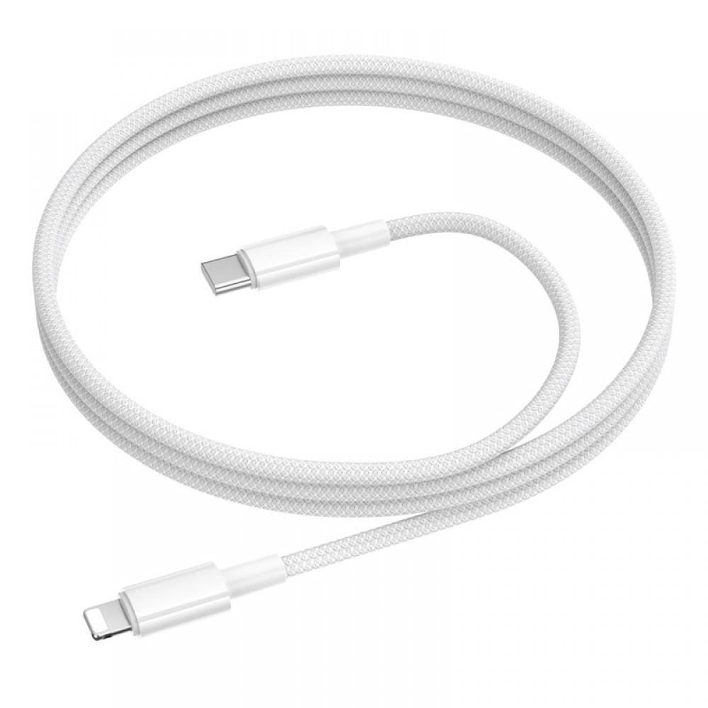 Дата кабель Borofone BX117 Source Type-C to Lightning 27W (1m) White