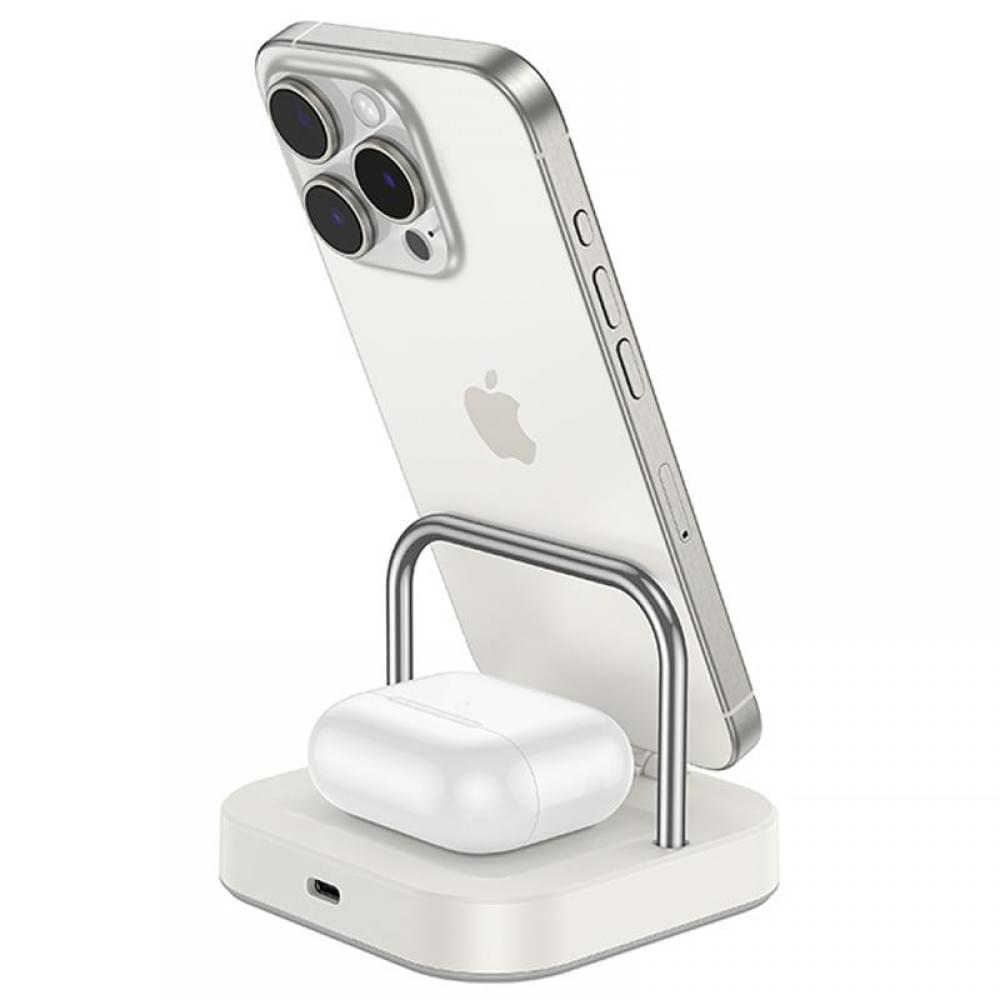 БЗП Hoco CQ16B Astute 2in1 15W Milky White