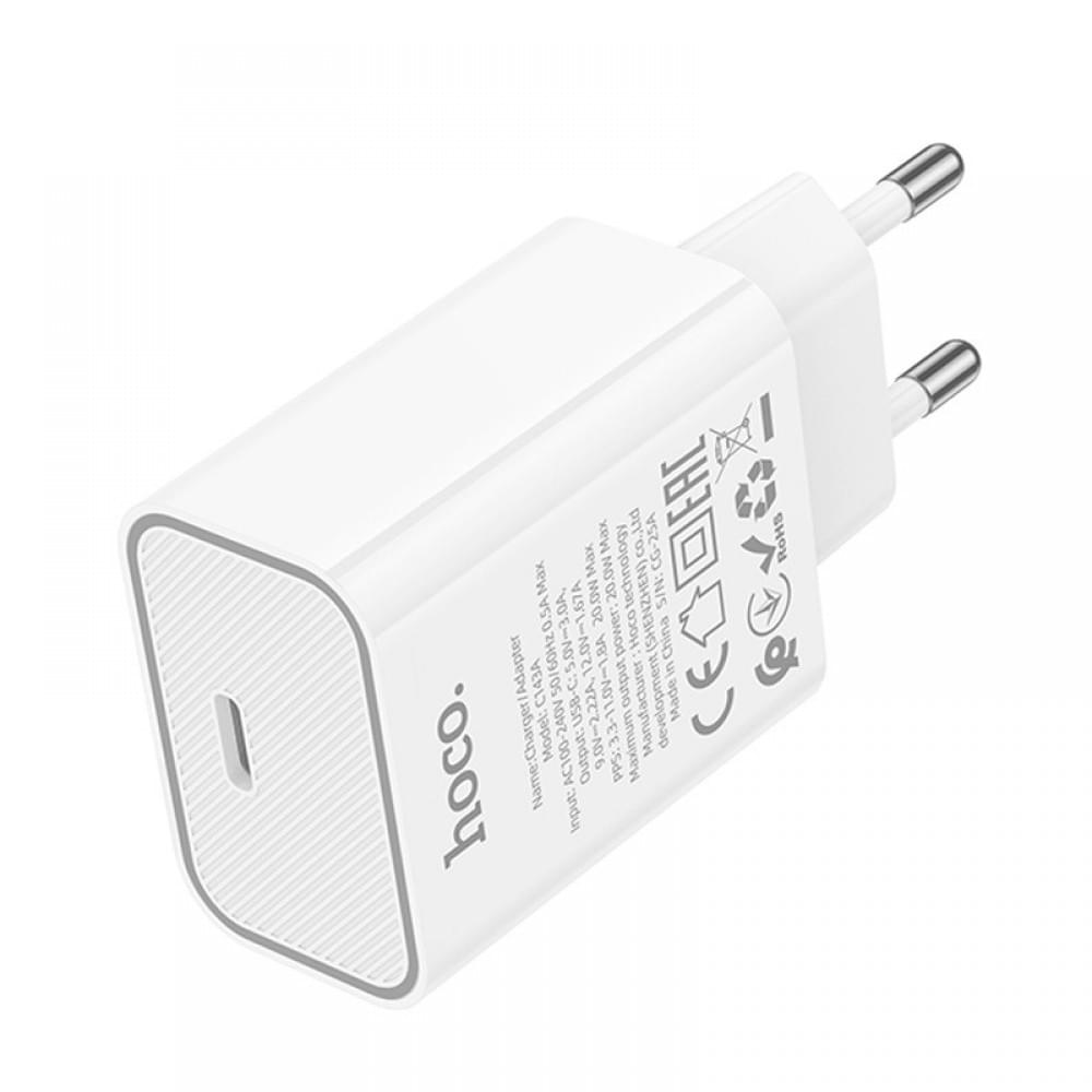 МЗП Hoco C143A Benefit PD20W (1USB-C) White