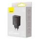 МЗП Baseus Compact Quick Charger 30W QC+ PD (1Type-C + 2USB) (CCXJ-E) Чорний