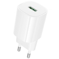 МЗП Borofone BA102A Pudding QC3.0 (1USB-A) White