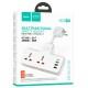 МЗП Hoco AC12A Reise (PD30W/1C3A) +Socket White