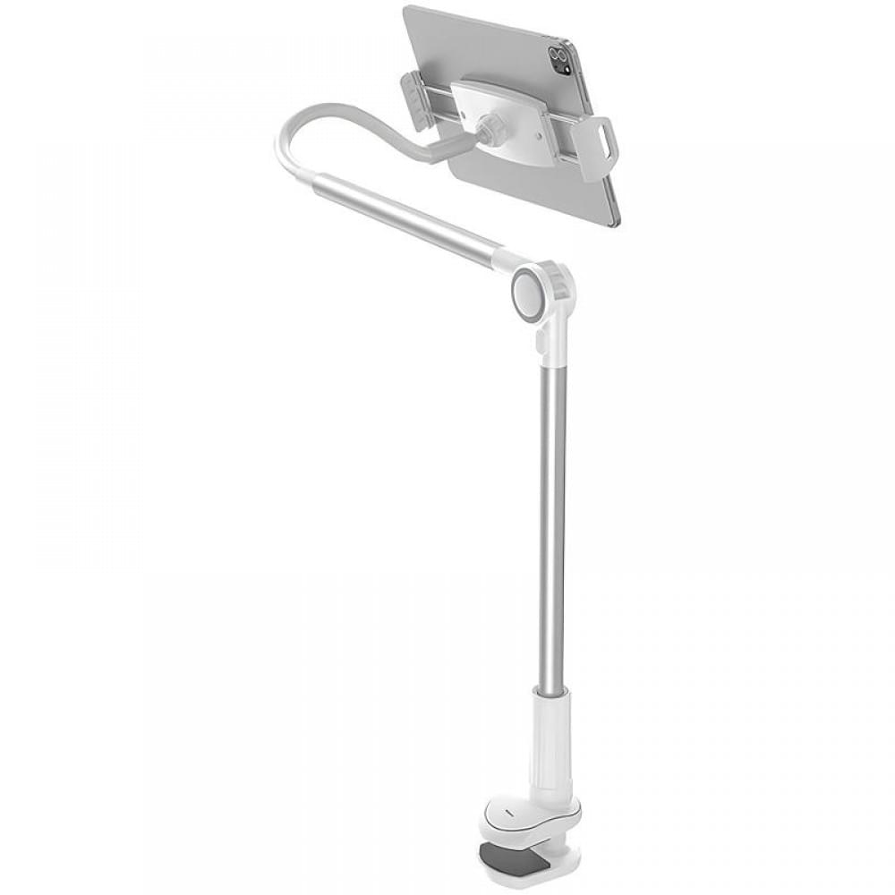 Регульований тримач для телефону/планшета Baseus Otaku Life Rotary Adjustment Lazy Pro (LUZQ) Silver