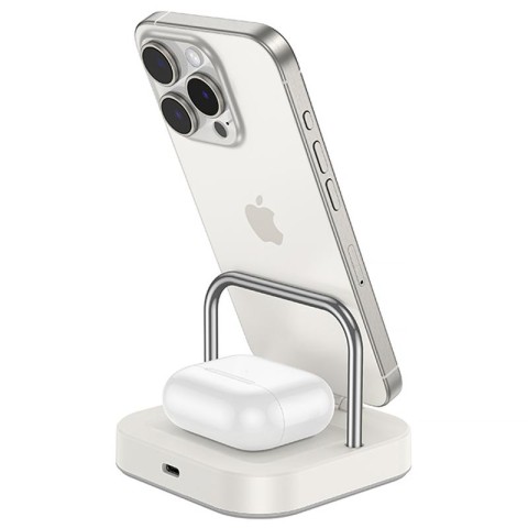 БЗП Hoco CQ16B Astute 2in1 15W Milky White