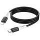 Дата кабель Hoco X82 Silicone Type-C to Lightning 20W (1m) Black