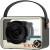 Bluetooth колонка QD05 Retro Style Black