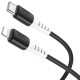 Дата кабель Hoco X82 Silicone Type-C to Lightning 20W (1m) Black