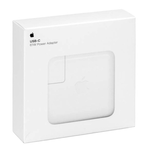 МЗП 61W Power Adapter for Apple (1USB-C) (AAA) (box) White