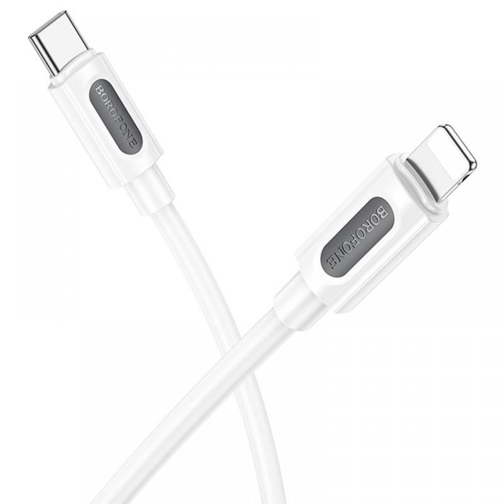 Дата кабель Borofone BX114 Structure Type-C to Lightning 27W (1m) White