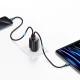 МЗП Usams US-CC229 GaN Digital Display XC Ser. 30W (1USB-A/1C) Black