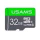 Карта пам'яті USAMS US-ZB094 TF High Speed Card 32 Gb (по adapter) Green