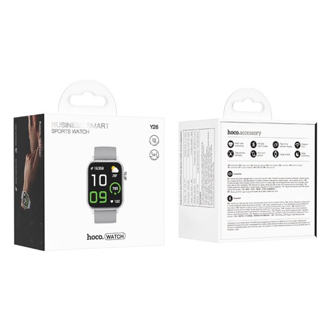 Смарт-годинник Hoco Smart Watch Y26 Smart sports watch (call version) Silver