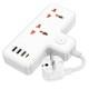 МЗП Hoco AC12A Reise (PD30W/1C3A) +Socket White