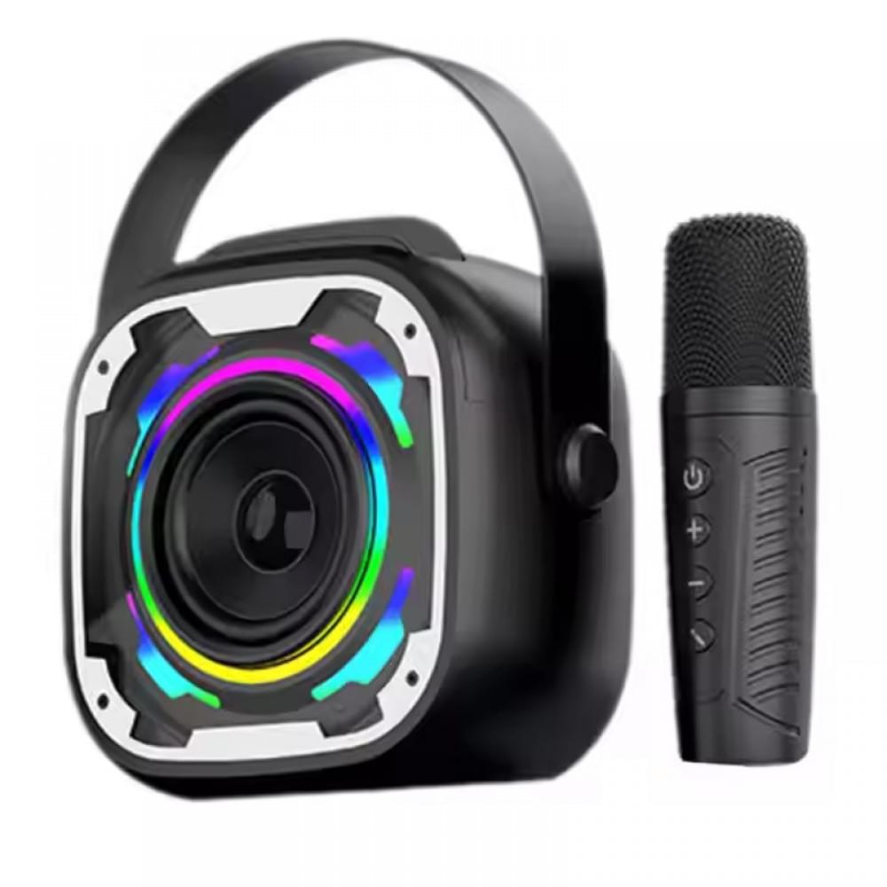 Bluetooth колонка V11 + два мікрофона Black