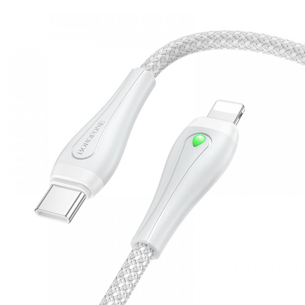 Дата кабель Borofone BX100 Advantage 27W Type-C to Lightning Gray