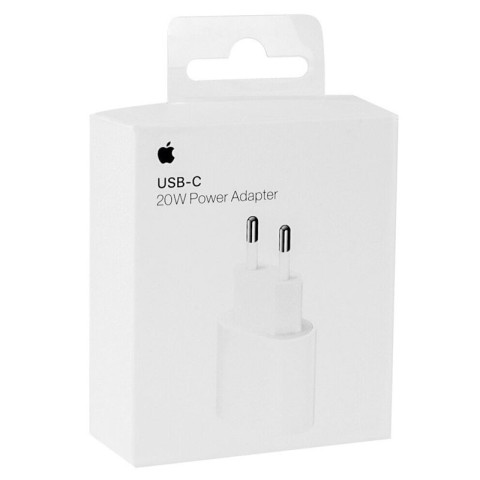 МЗП 20W Power Adapter for Apple (1USB-C) (AAA) (box) White