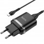 СЗУ Hoco N1 Ardent 1USB-A + USB to MicroUSB