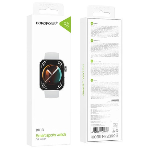 Смарт-годинник Borofone BD13 Smart sports watch (call version) Silver