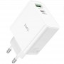 МЗП Hoco C113A Awesome PD65W (1USB/1Type-C) White