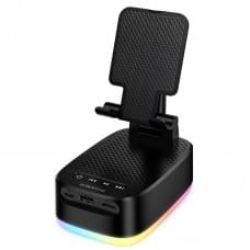 Bluetooth Колонка Borofone BR200 Marea + Power Bank 1500mAh + тримач Black